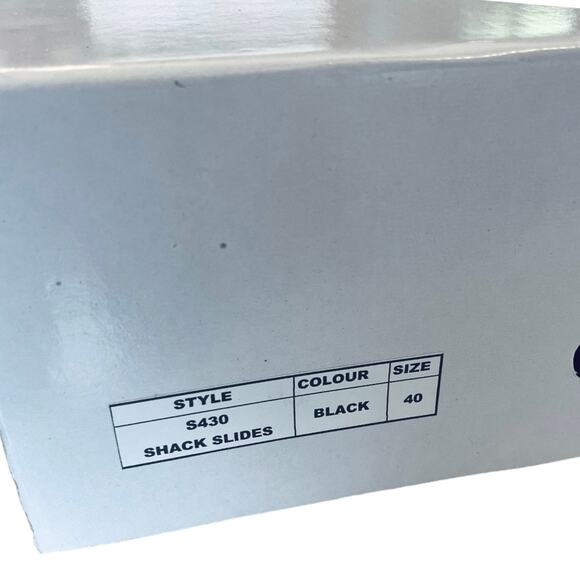 NEW Shanty SHACK SLIDES Women's Slip On SHOES 40, US 9 Black Linen Bow Sandals! - Picture 8 of 9